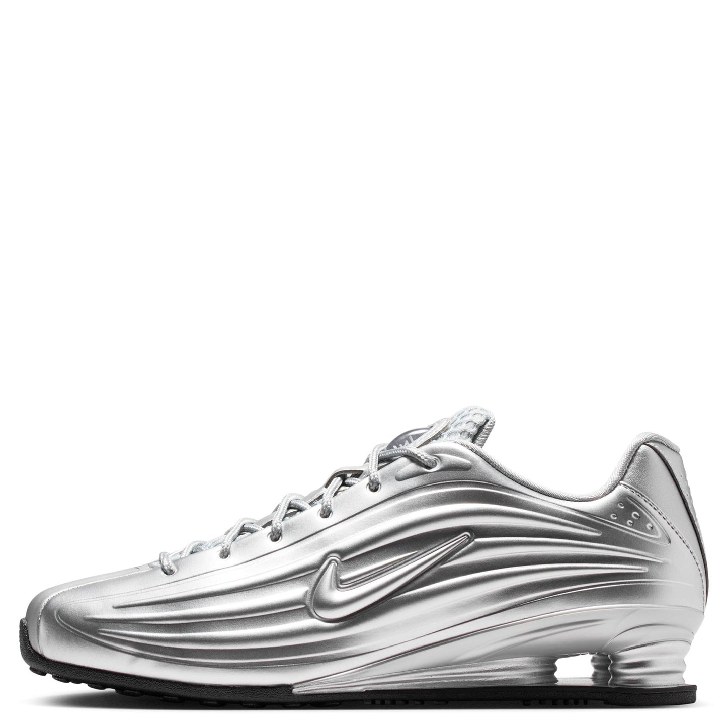 W NIKE SHOX Z / 002:SILVER/METALLIC SILVER-BLACK