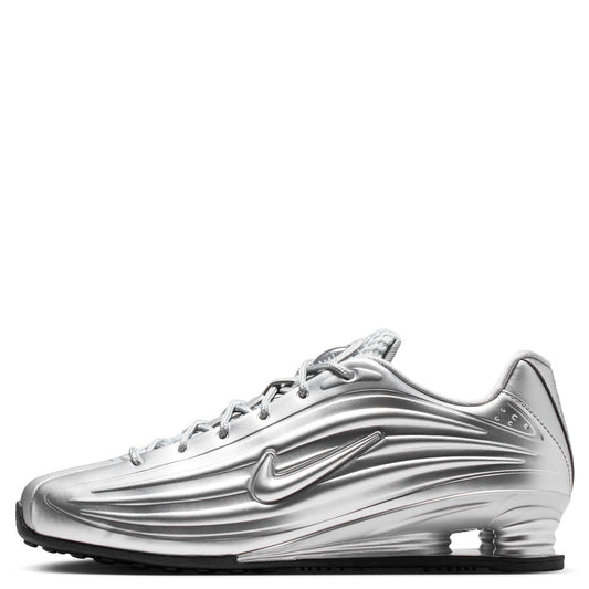 W NIKE SHOX Z / 002:SILVER/METALLIC SILVER-BLACK
