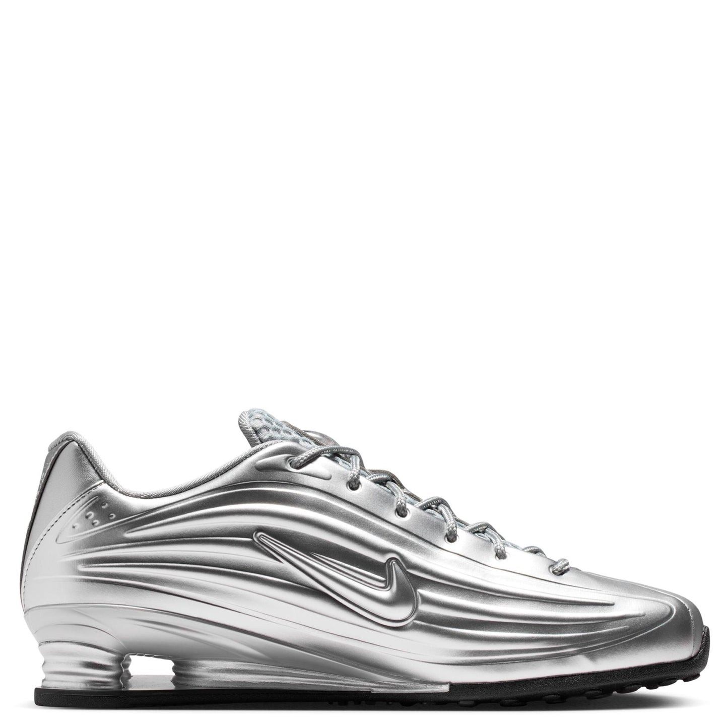 W NIKE SHOX Z / 002:SILVER/METALLIC SILVER-BLACK