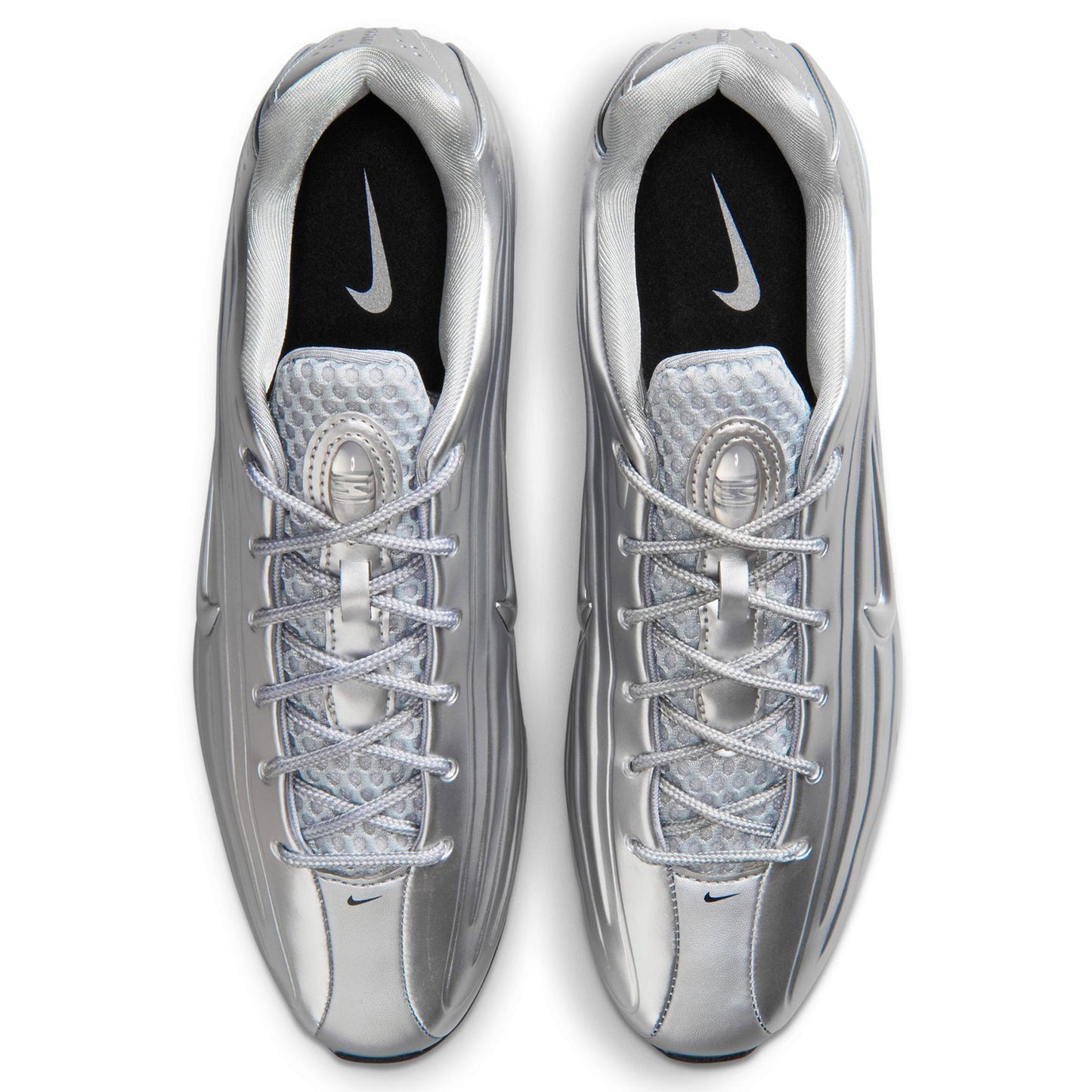 W NIKE SHOX Z / 002:SILVER/METALLIC SILVER-BLACK