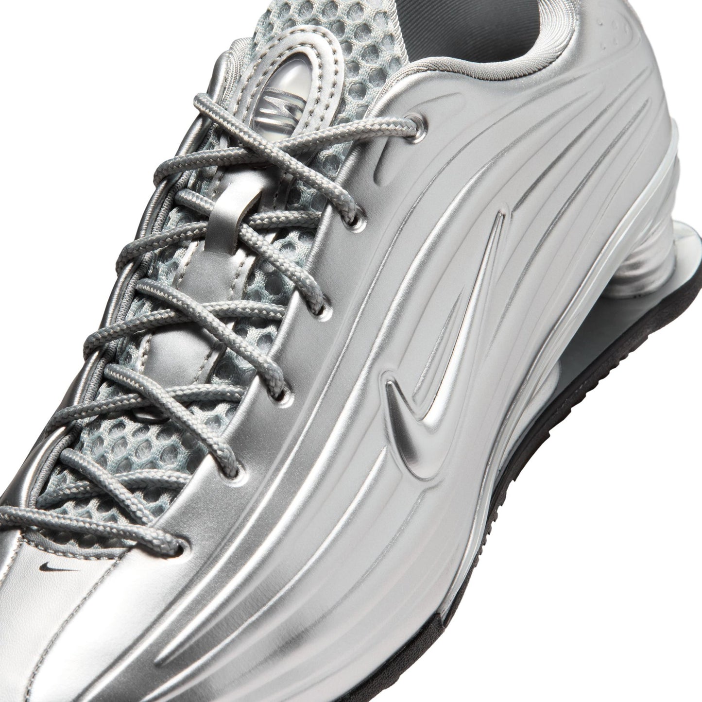 W NIKE SHOX Z / 002:SILVER/METALLIC SILVER-BLACK