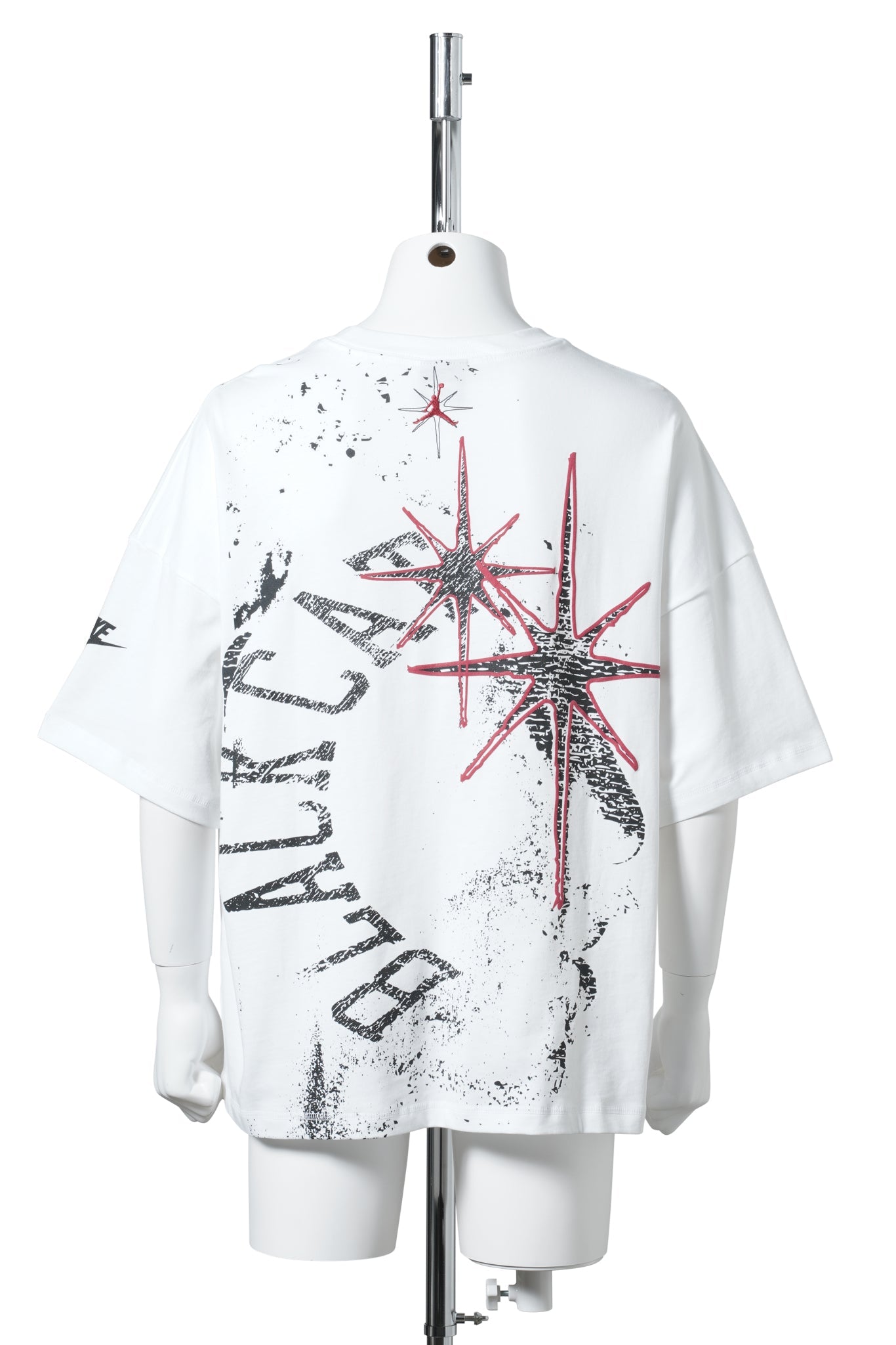 JORDAN BRAND M J BLK CAT STAR SS TEE / 100:WHITE