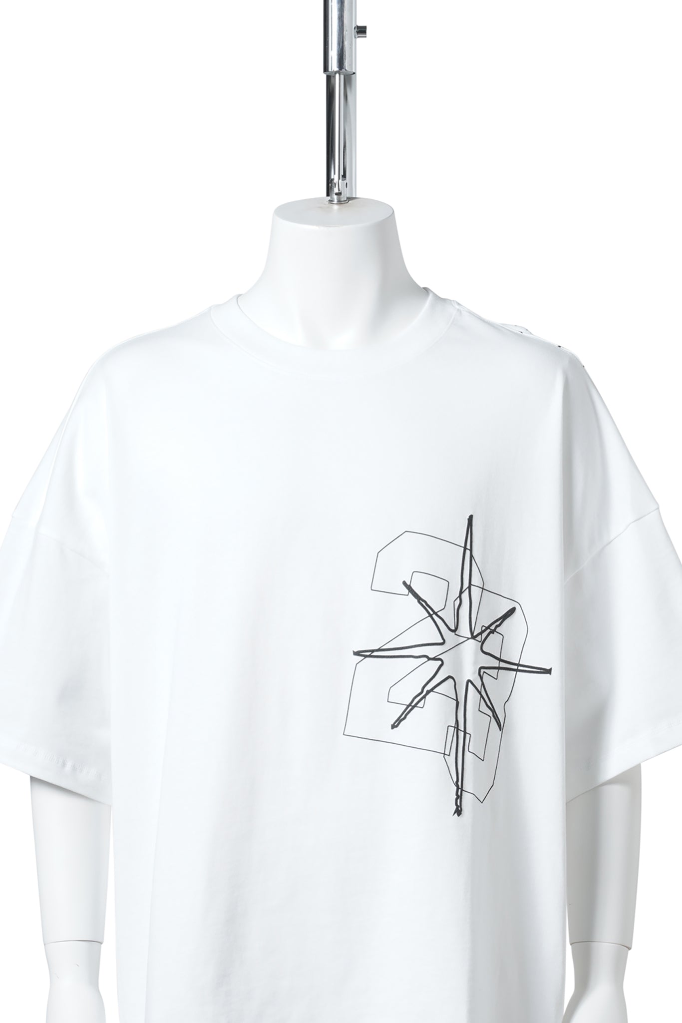 JORDAN BRAND M J BLK CAT STAR SS TEE / 100:WHITE