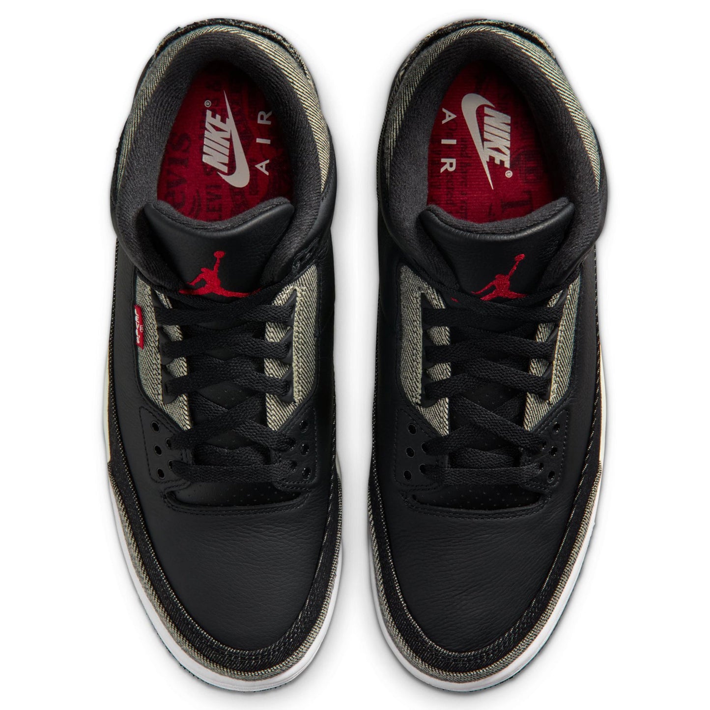 AIR JORDAN 3 RTR LSC BLK SP / 400:DENIM/BLACK-GYM RED