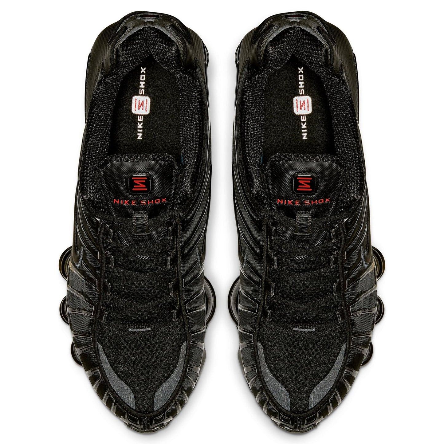 NIKE SHOX TL / 002:BLACK/BLACK-MTLC HEMATITE