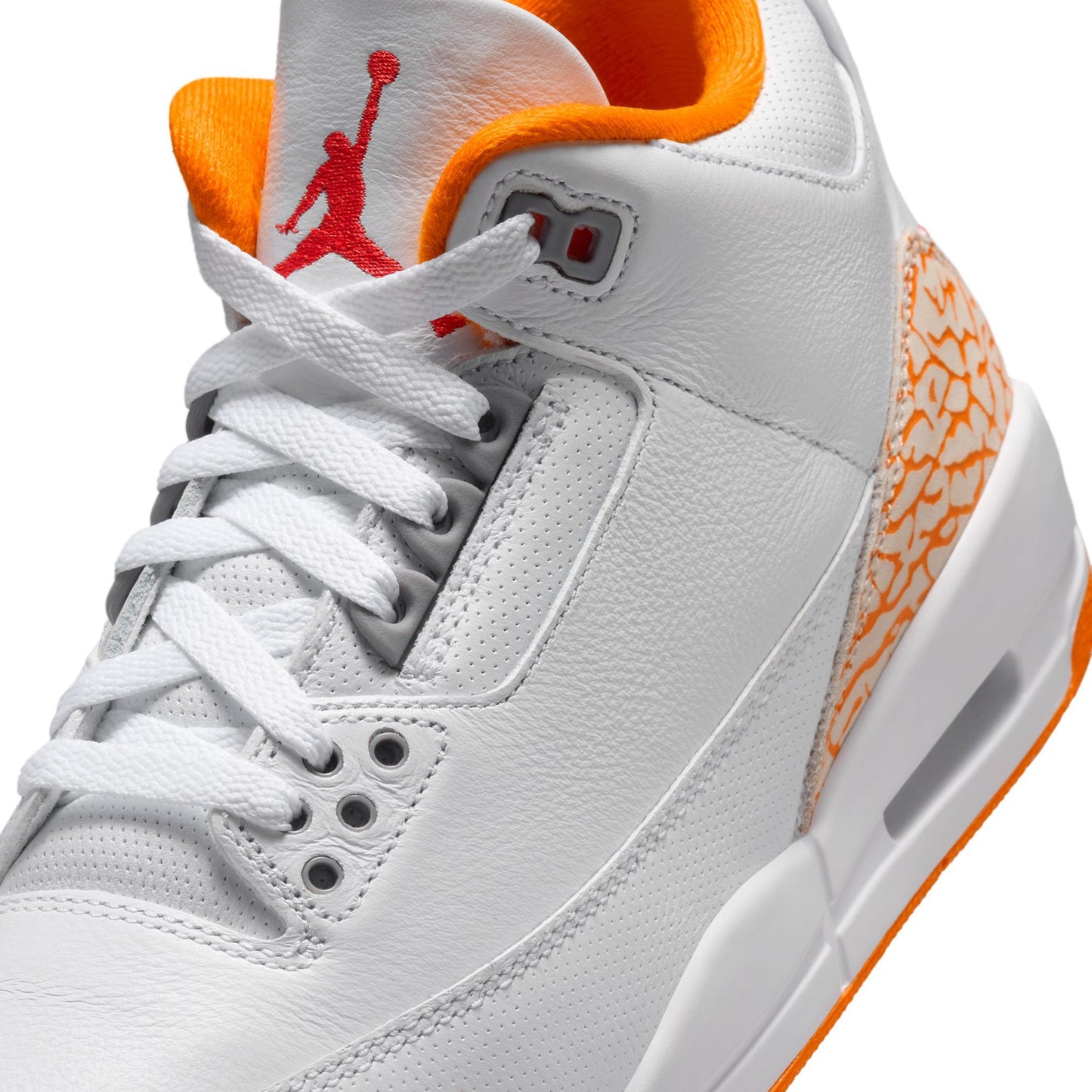 WMNS AIR JORDAN 3 RETRO / 101:WHITE/PIMENTO-ORANGE