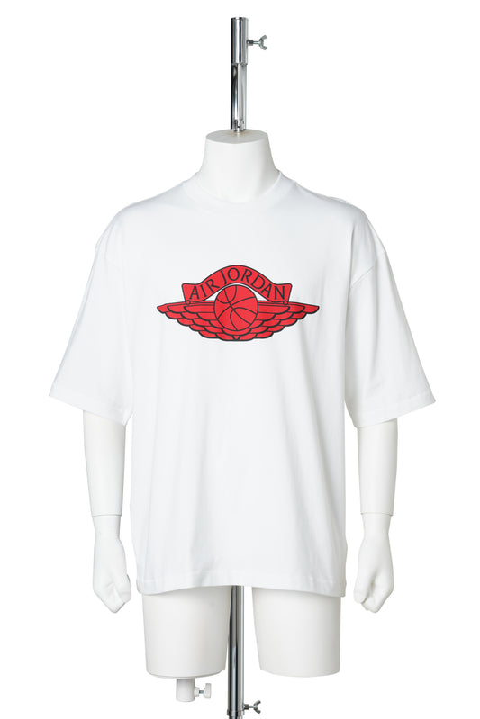 JORDAN SM S/S T-SHIRT / 100:WHITE/UNIVERSITY RED/(BLACK)