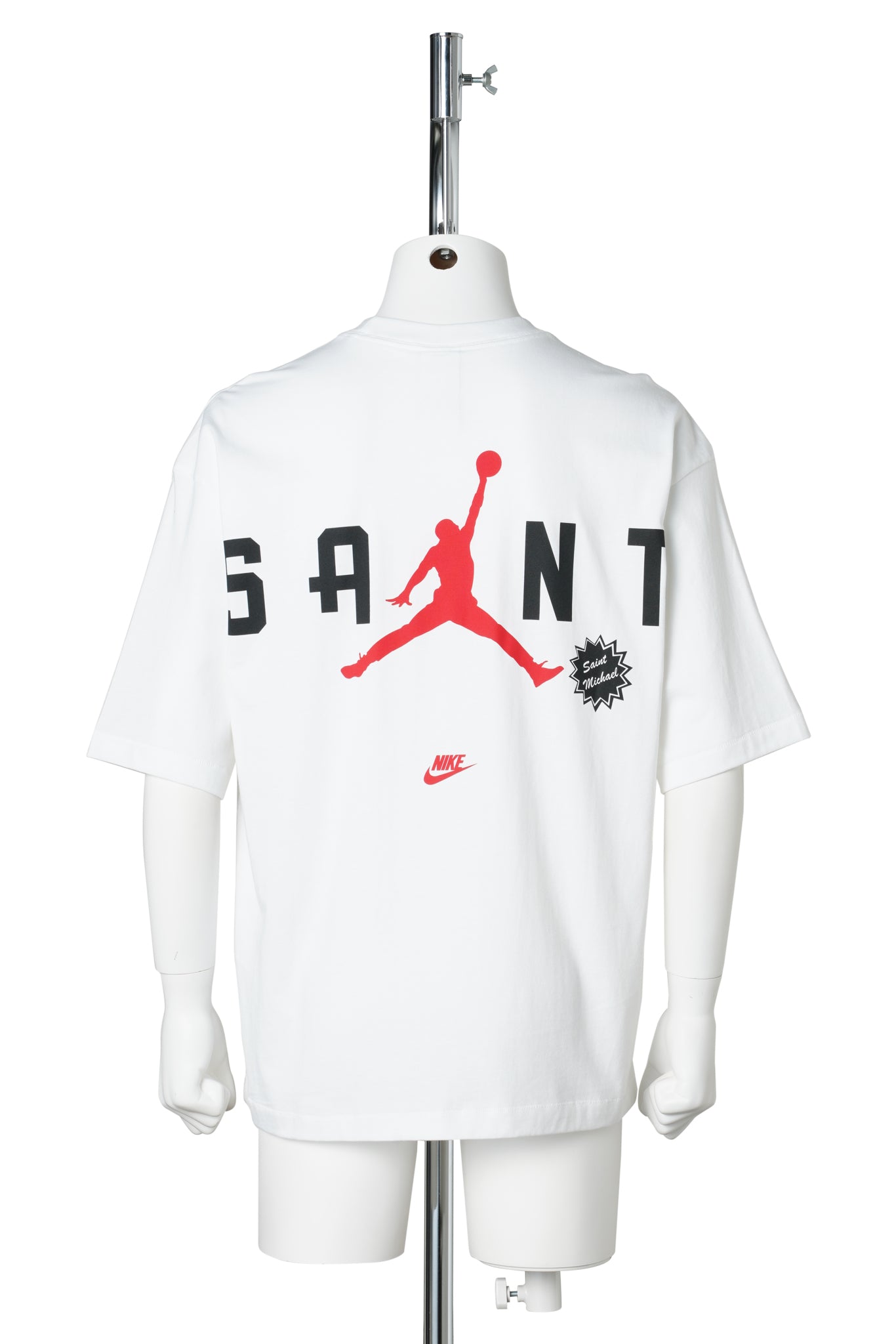 JORDAN SM S/S T-SHIRT / 100:WHITE/UNIVERSITY RED/(BLACK)