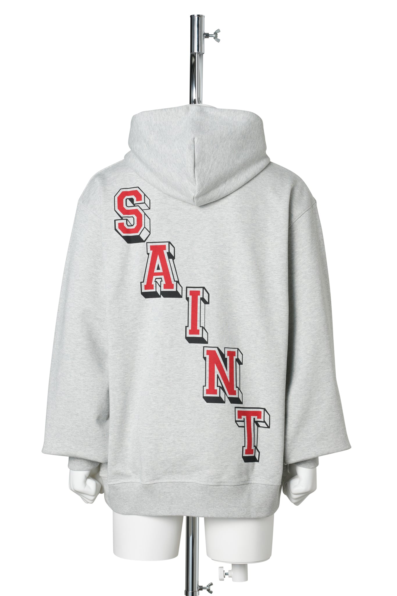 JORDAN SM FLEECE L/S HOODIE / 050:GREY HEATHER/BLACK/(UNIVERSITY RED)
