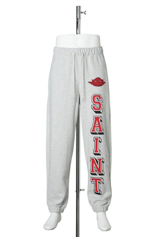 JORDAN SM FLEECE PANTS / 050:GREY HEATHER/BLACK/(UNIVERSITY RED)