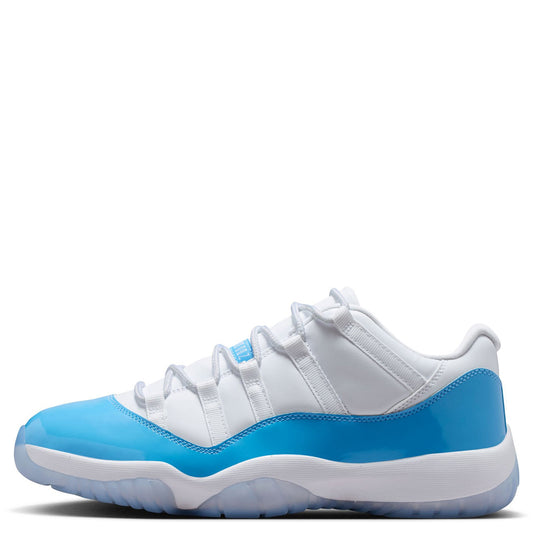 AIR JORDAN 11 RETRO LOW / 100:WHITE/UNIVERSITY BLUE-BLACK