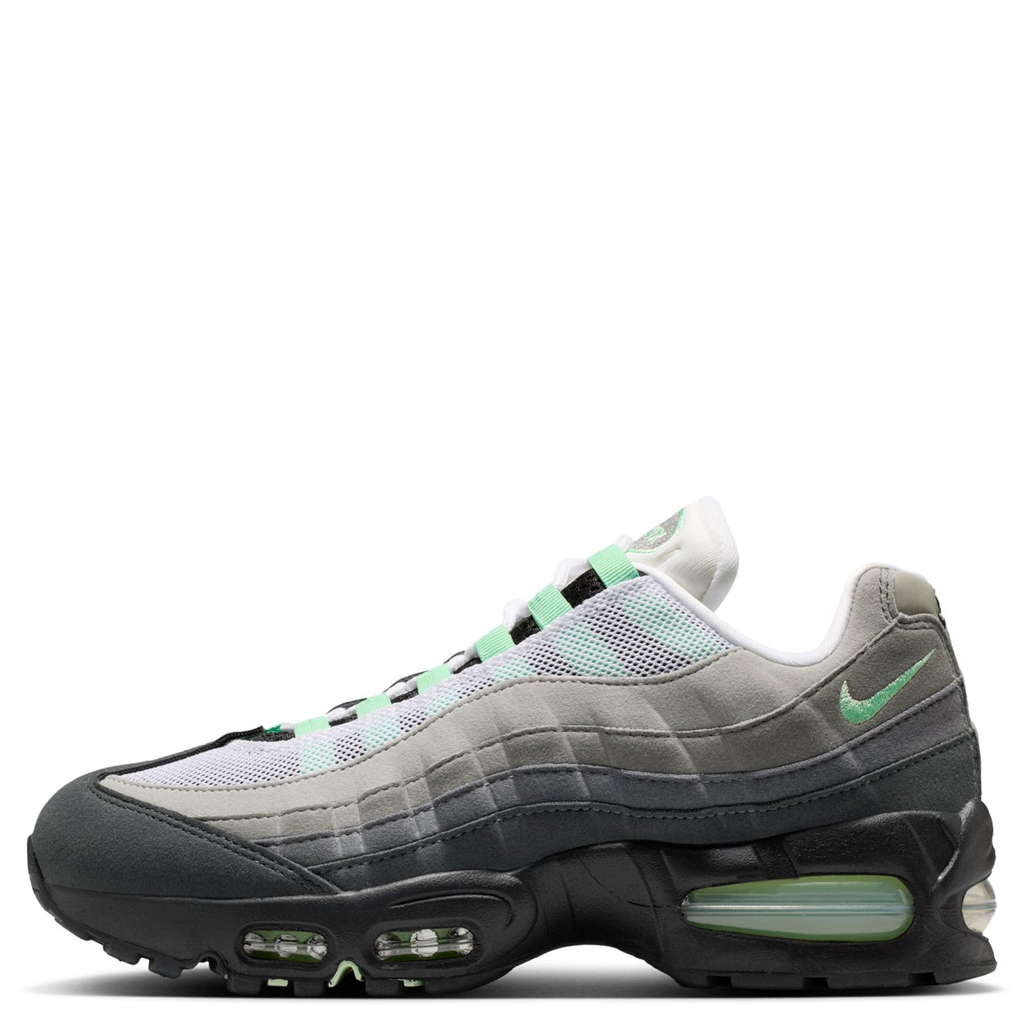 W NIKE AIR MAX 95 BIG BUBBLE / 005:BLACK/FRESH MINT-WHITE