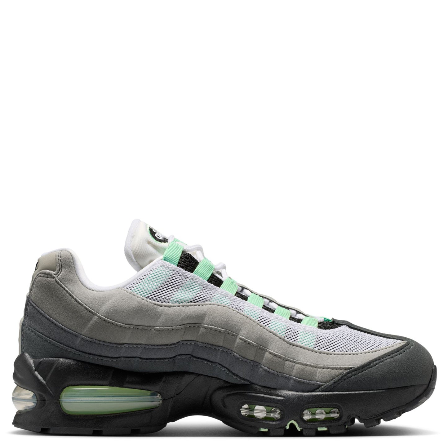 W NIKE AIR MAX 95 BIG BUBBLE / 005:BLACK/FRESH MINT-WHITE