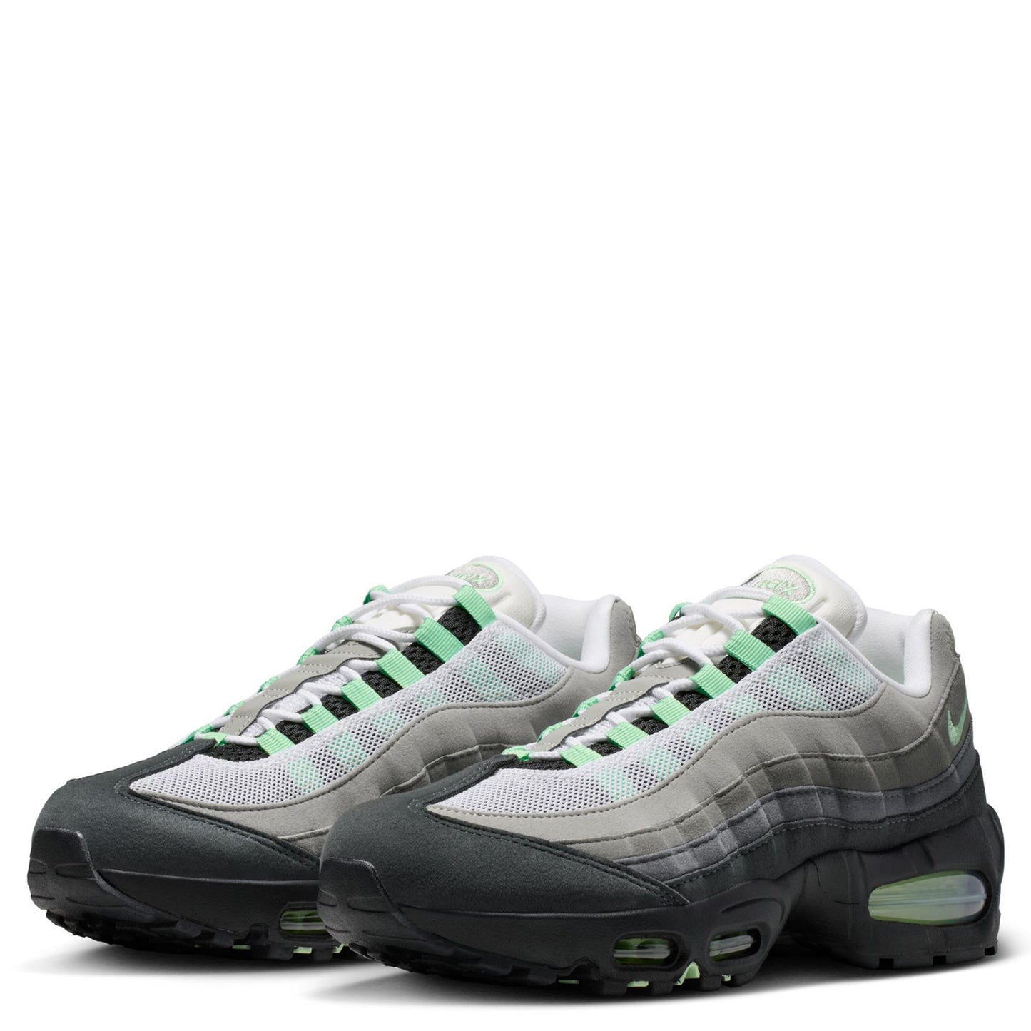 W NIKE AIR MAX 95 BIG BUBBLE / 005:BLACK/FRESH MINT-WHITE
