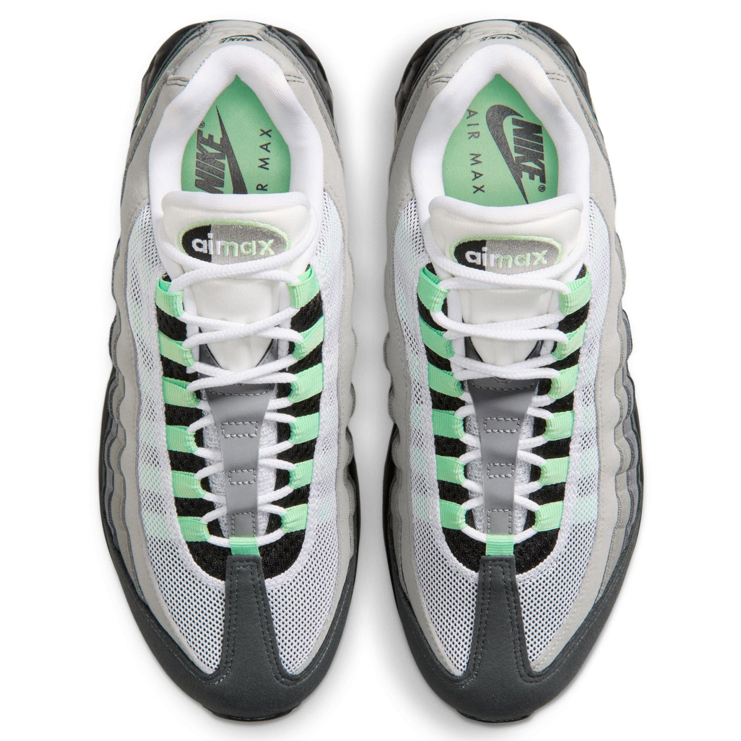 W NIKE AIR MAX 95 BIG BUBBLE / 005:BLACK/FRESH MINT-WHITE