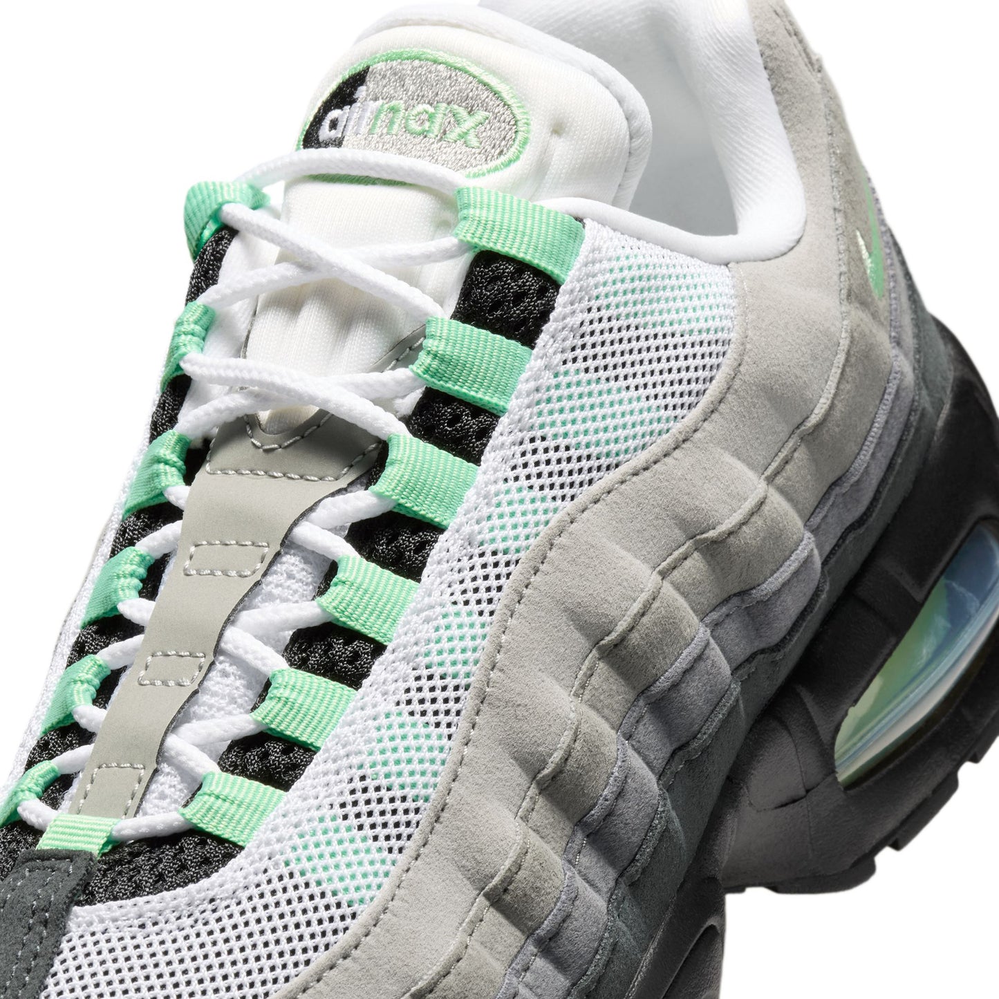 W NIKE AIR MAX 95 BIG BUBBLE / 005:BLACK/FRESH MINT-WHITE