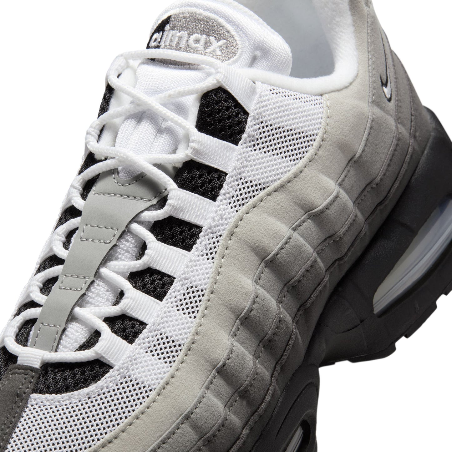 NIKE AIR MAX 95 BIG BUBBLE / 007:BLACK/WHITE-MEDIUM ASH