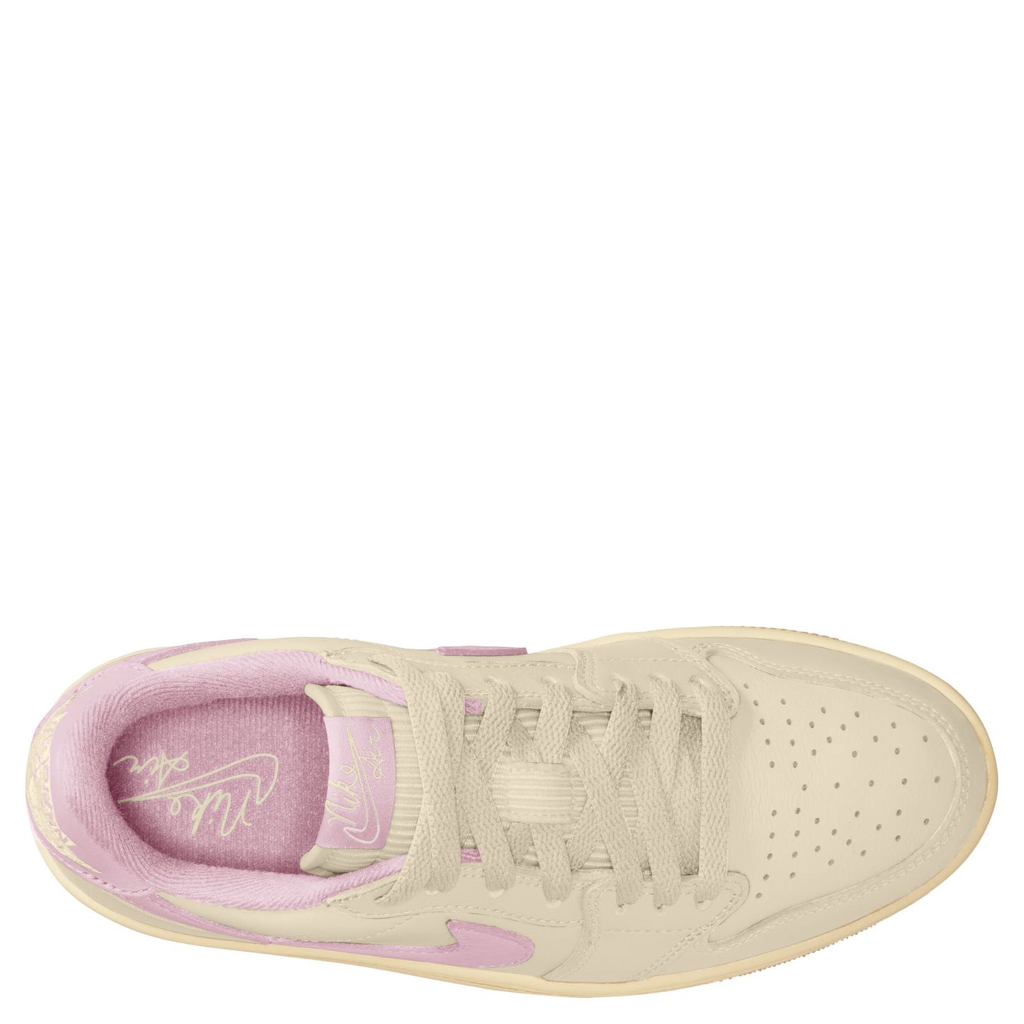 WMNS AIR JORDAN 1 TRIPLE STACK / 101:PALE IVORY/ICED CARMINE-MUSLIN