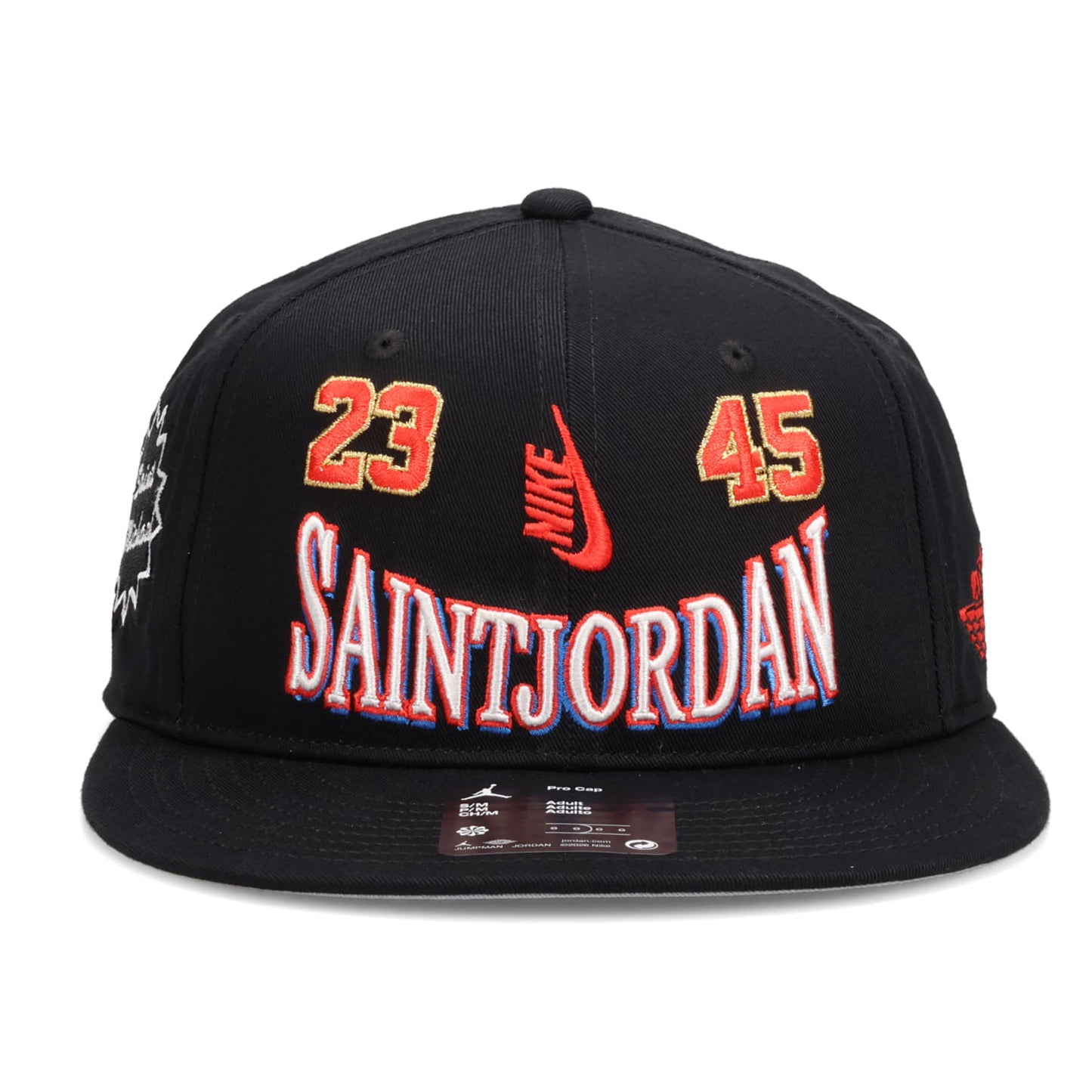 JORDAN PRO S FB STM CAP / 010:BLACK/(CHALLENGE RED)