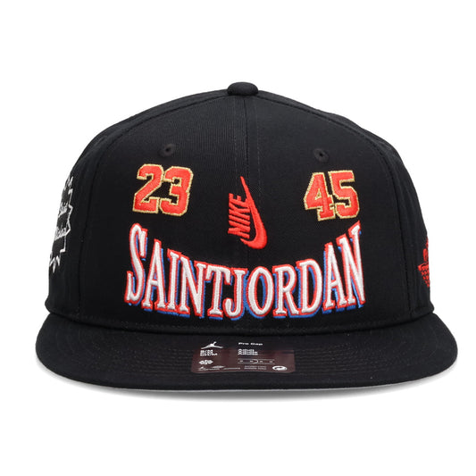 JORDAN PRO S FB STM CAP / 010:BLACK/(CHALLENGE RED)