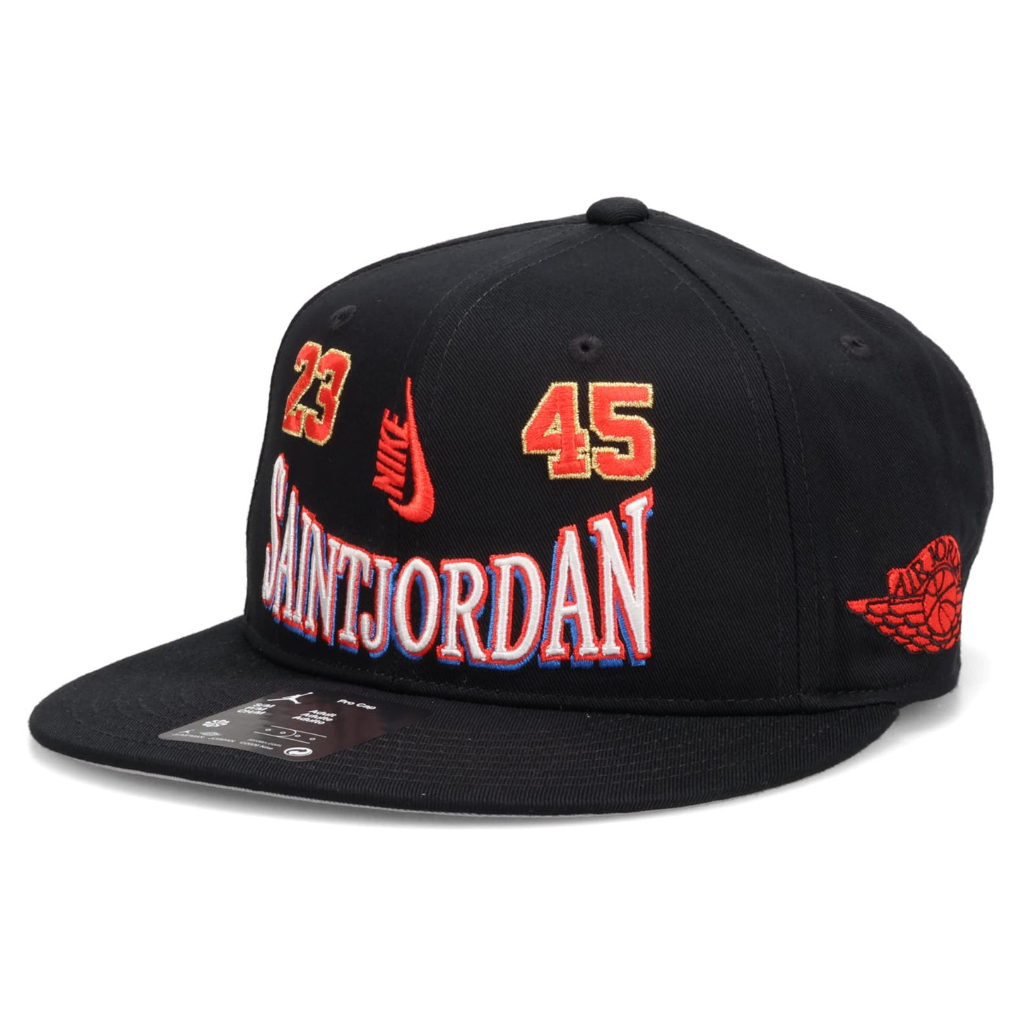 JORDAN PRO S FB STM CAP / 010:BLACK/(CHALLENGE RED)