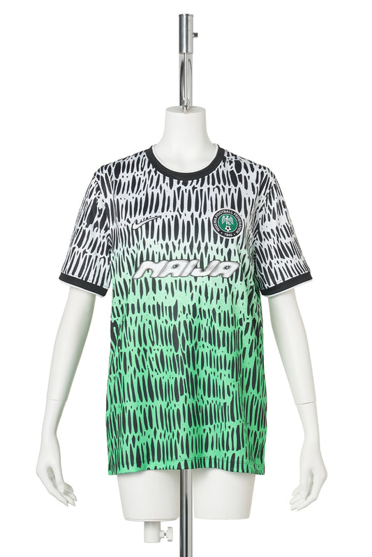 Nigeria x Slawn NIKE YTH NFX DF PREMATCH K SHORT SLEEVE TOP / 010:BLACK/WHITE