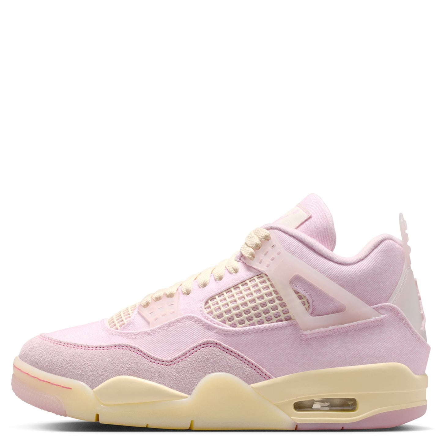 WMNS AIR JORDAN 4 RETRO TEX / 600:PEARL PINK/ICED CARMINE