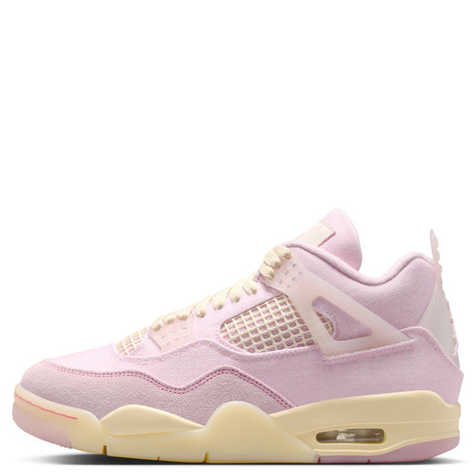 WMNS AIR JORDAN 4 RETRO TEX / 600:PEARL PINK/ICED CARMINE