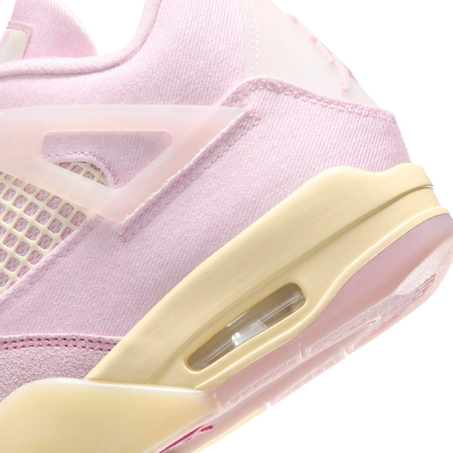 WMNS AIR JORDAN 4 RETRO TEX / 600:PEARL PINK/ICED CARMINE