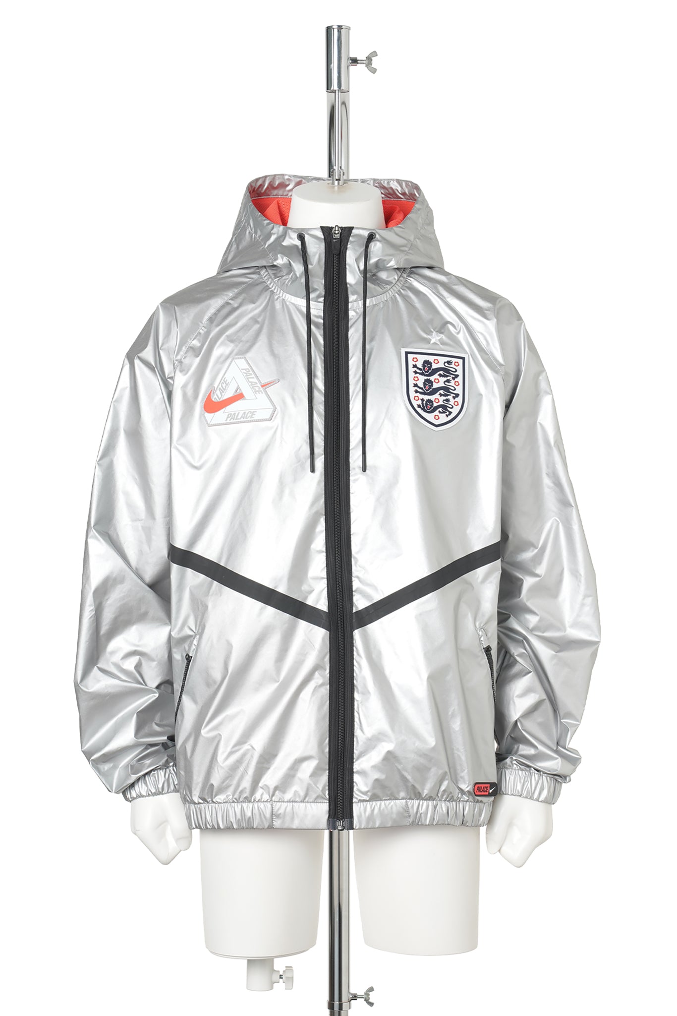 England x PLACE NIKE ENX DRI-FIT KMD X2 ANT JACKET / 052:PEWTER GREY/BRIGHT CRIMSON