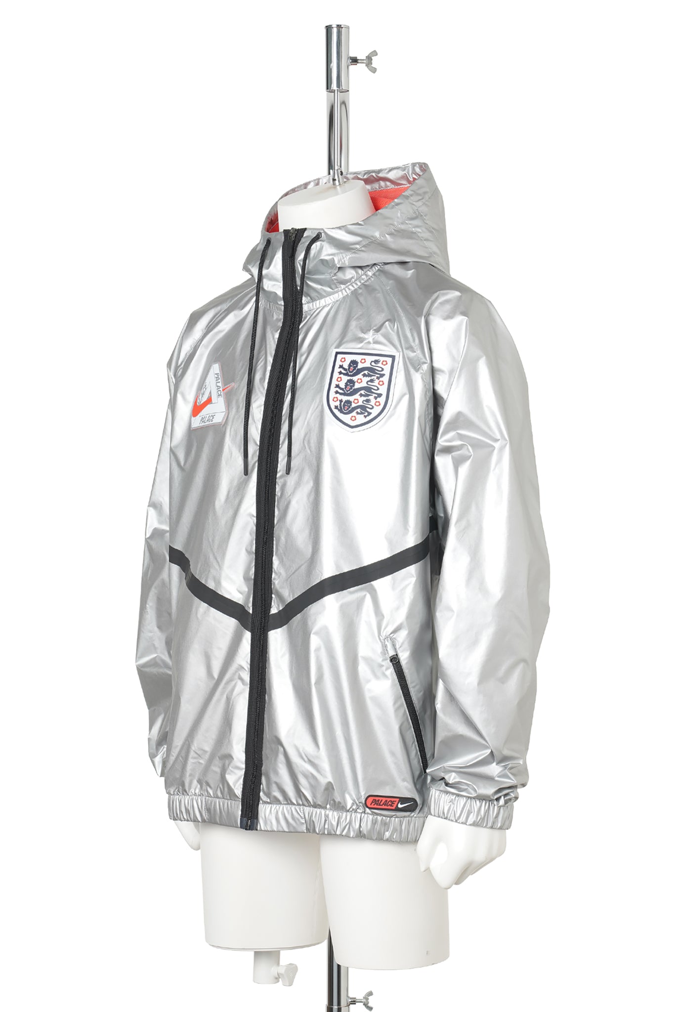England x PLACE NIKE ENX DRI-FIT KMD X2 ANT JACKET / 052:PEWTER GREY/BRIGHT CRIMSON