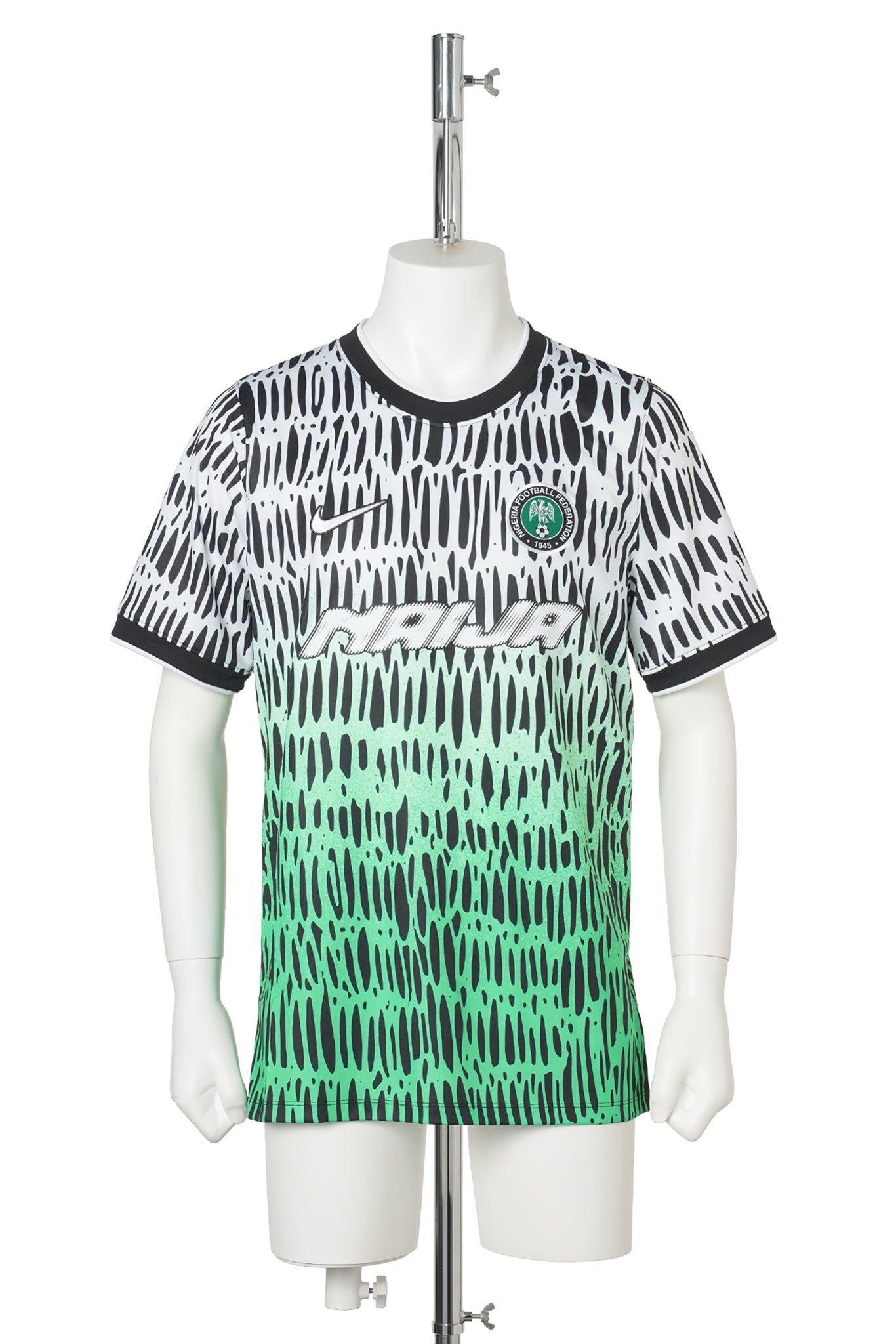 Nigeria x Slawn NIKE NFX DF ACDPR PM S/S TOP / 010:BLACK/WHITE