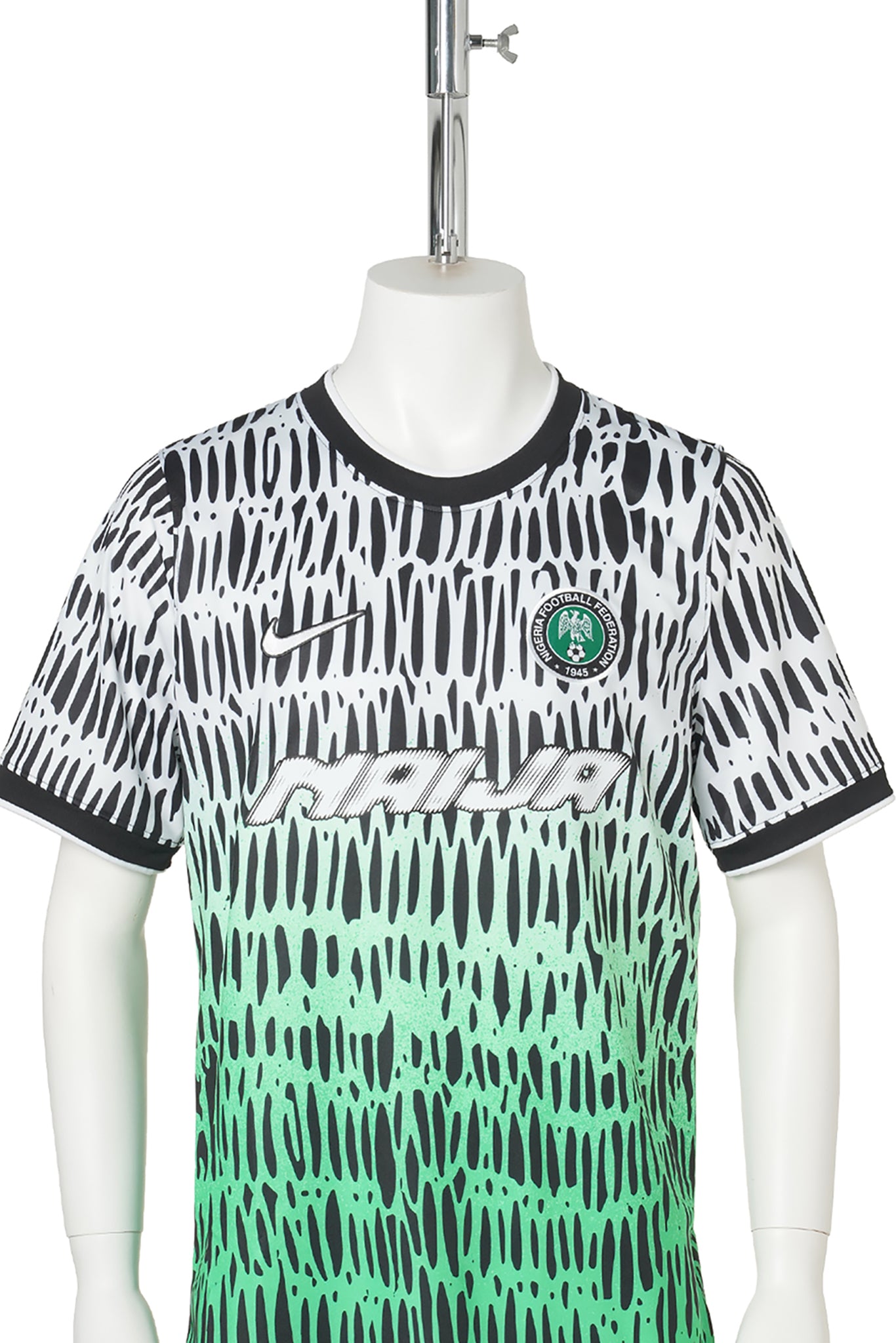 Nigeria x Slawn NIKE NFX DF ACDPR PM S/S TOP / 010:BLACK/WHITE