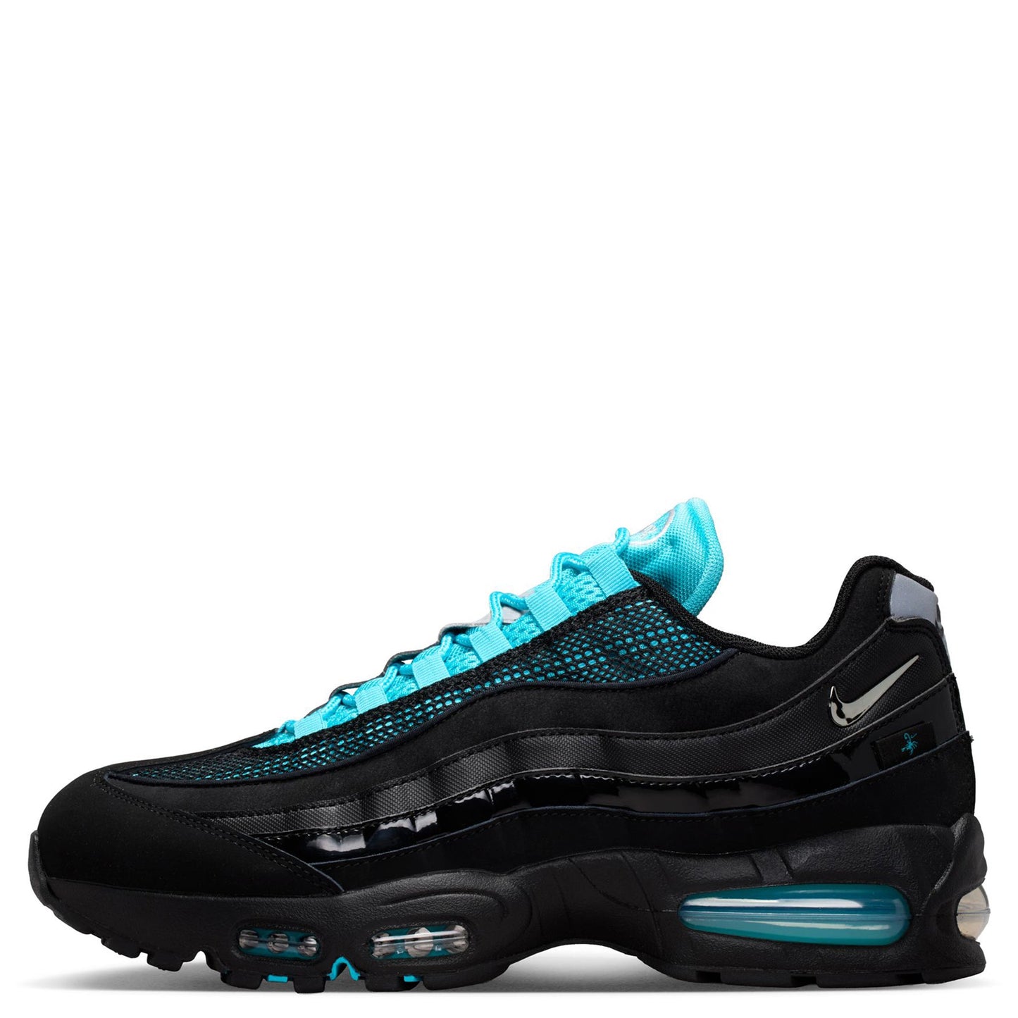 NIKE AIR MAX 95 BB QS / 001:BLACK/CHROME-GAMMA BLUE