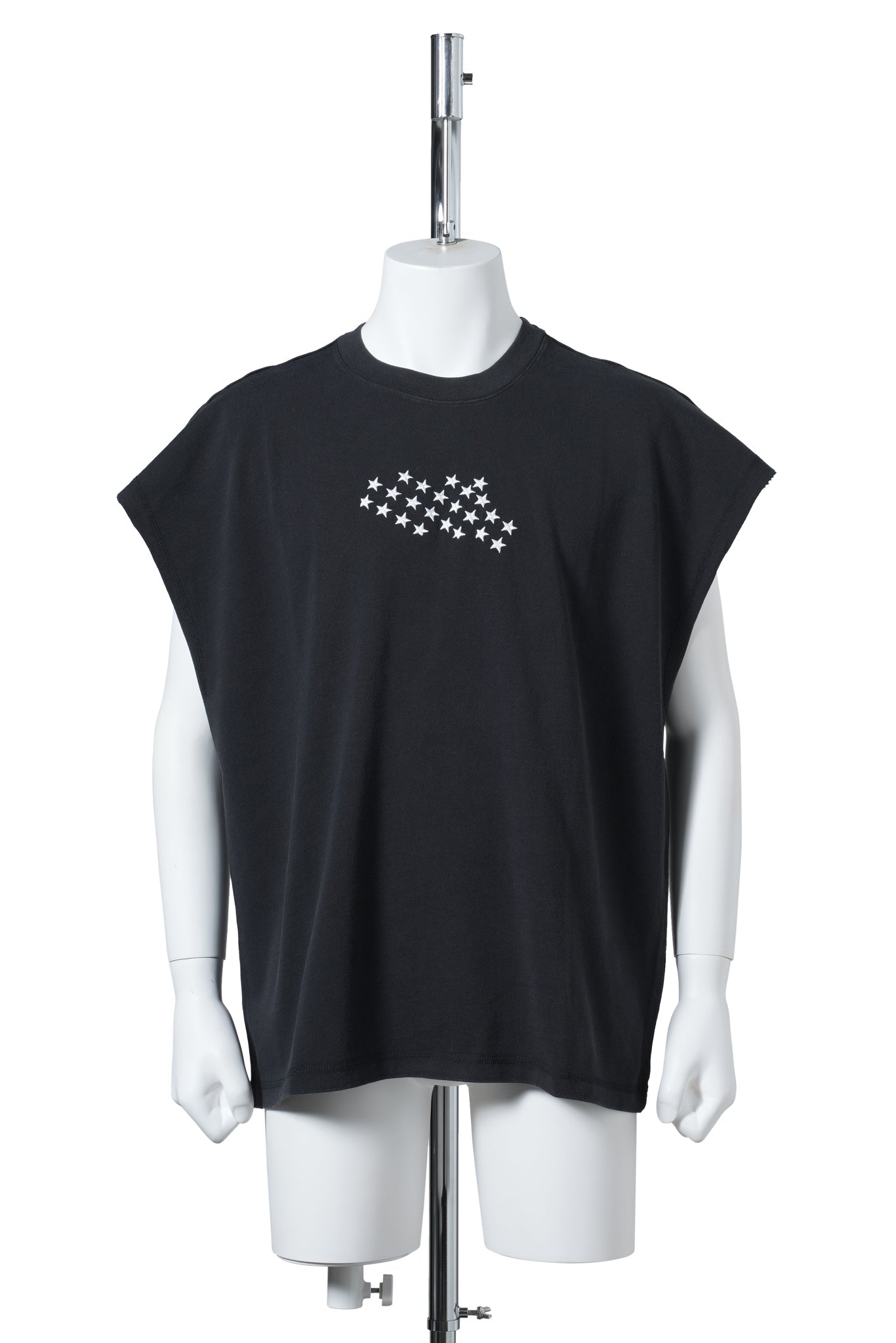 JORDAN IH STAR CUT OFF S/L T-SHIRT / 010:BLACK