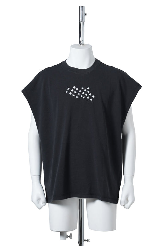 JORDAN IH STAR CUT OFF S/L T-SHIRT / 010:BLACK