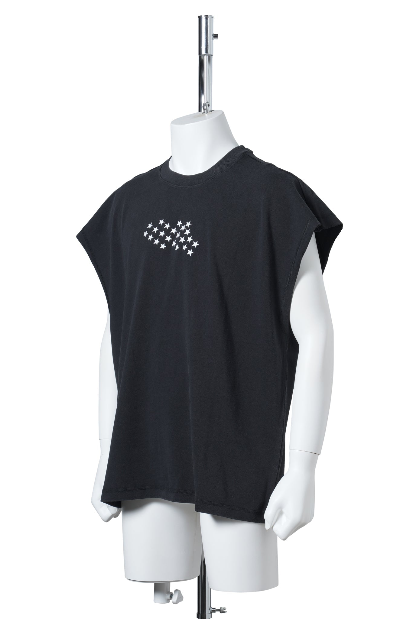 JORDAN IH STAR CUT OFF S/L T-SHIRT / 010:BLACK