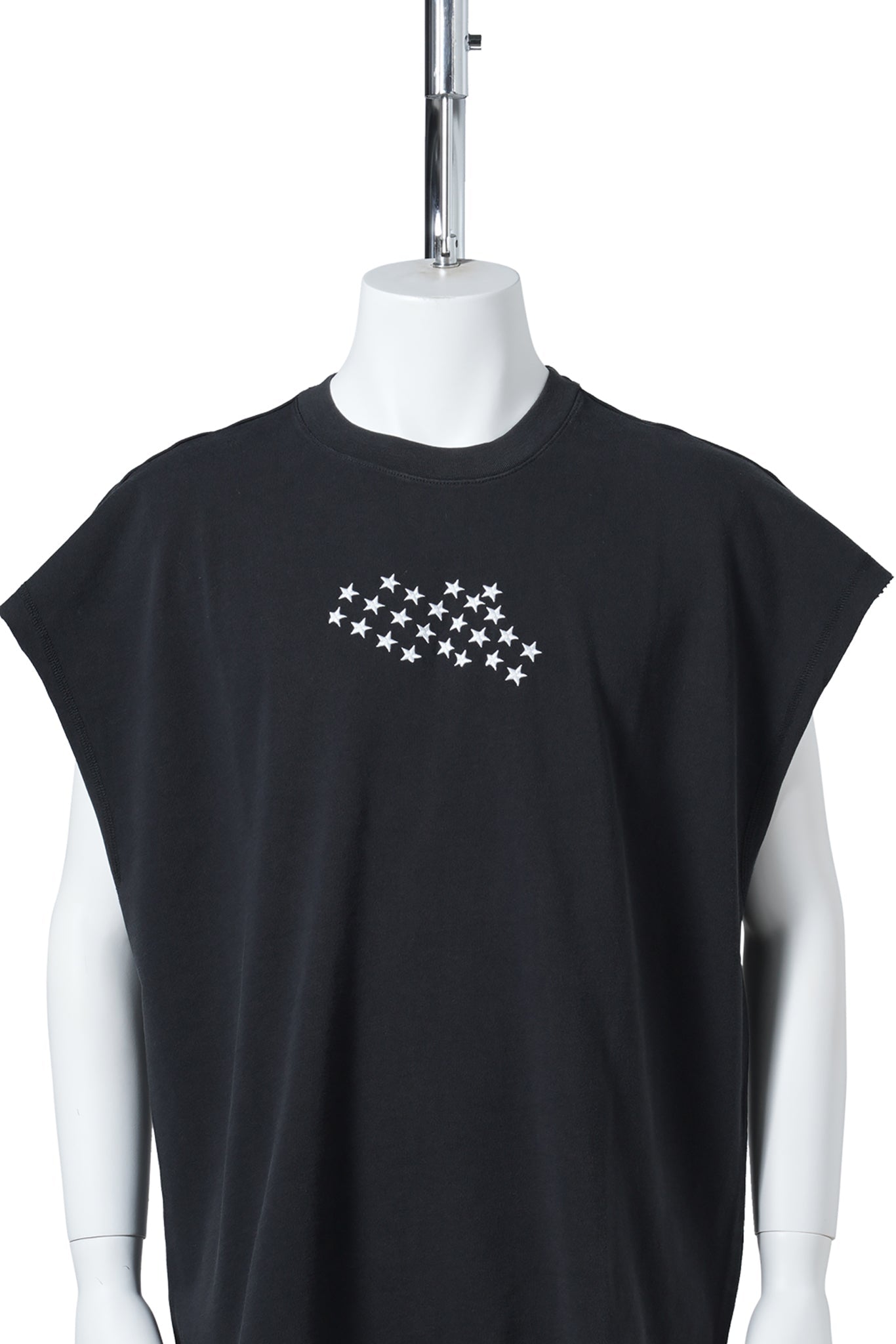 JORDAN IH STAR CUT OFF S/L T-SHIRT / 010:BLACK
