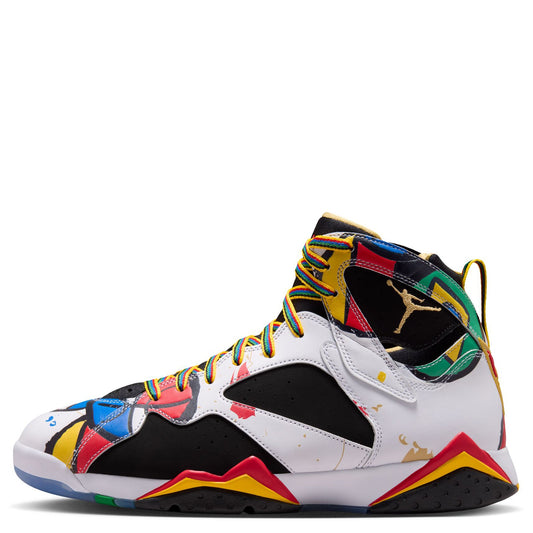 AIR JORDAN 7 RETRO BB / 100:WHITE/METALLIC GOLD-SPORT RED