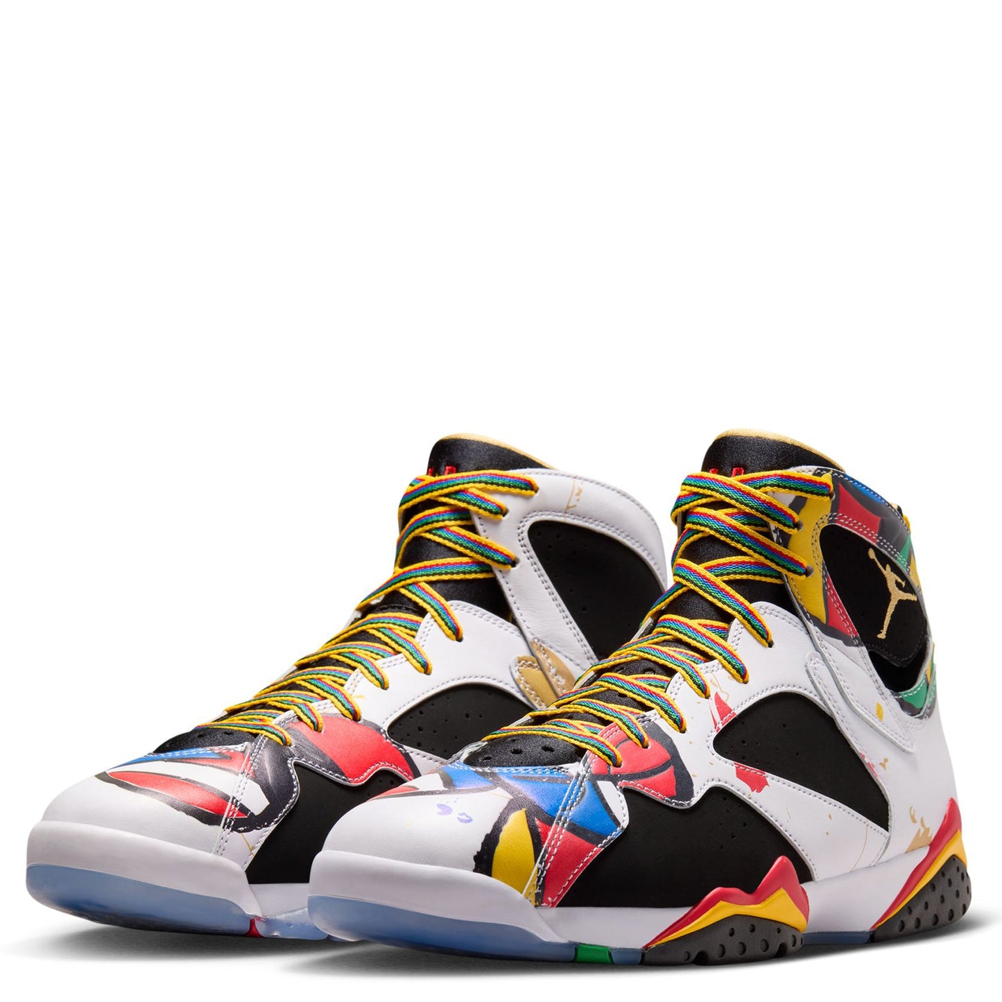AIR JORDAN 7 RETRO BB / 100:WHITE/METALLIC GOLD-SPORT RED