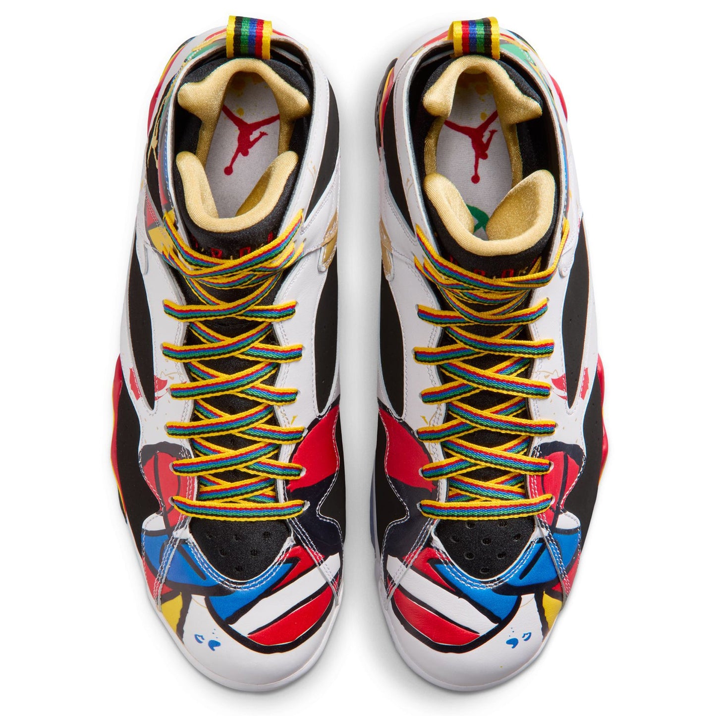 AIR JORDAN 7 RETRO BB / 100:WHITE/METALLIC GOLD-SPORT RED