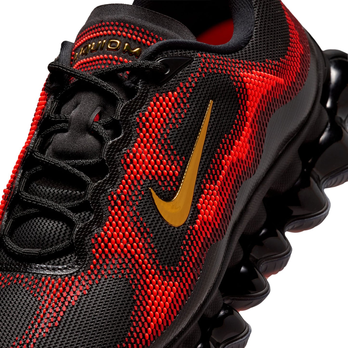 NIKE AIR LIQUID MAX / 002:BLACK/METALLIC GOLD-TEAM RED