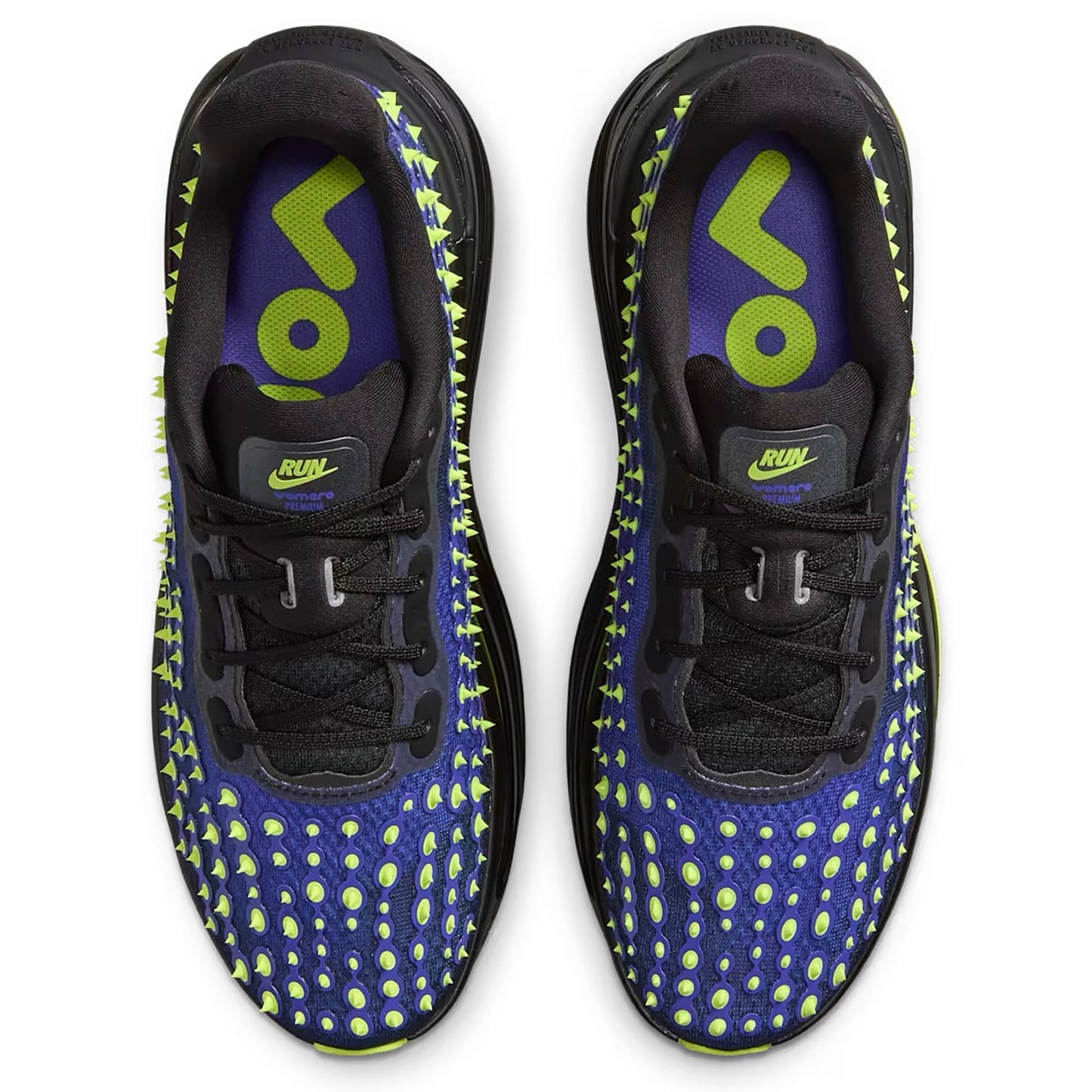 NIKE VOMERO PRM QS / 002:BLACK/VOLT GROW-RUSH VIOLET