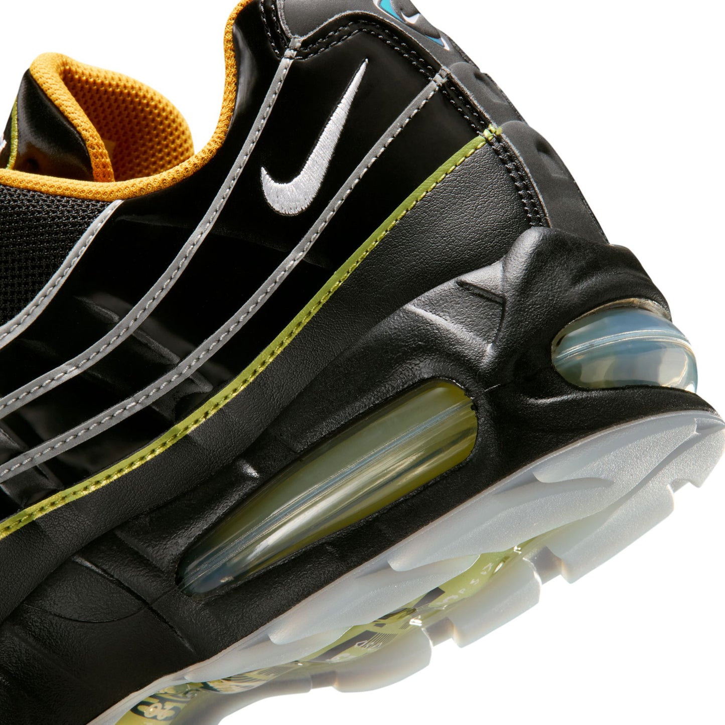 NIKE AIR MAX 95 BIG BUBBLE SE / 010:BLACK/WHITE-GOLD LEAF-PEAR