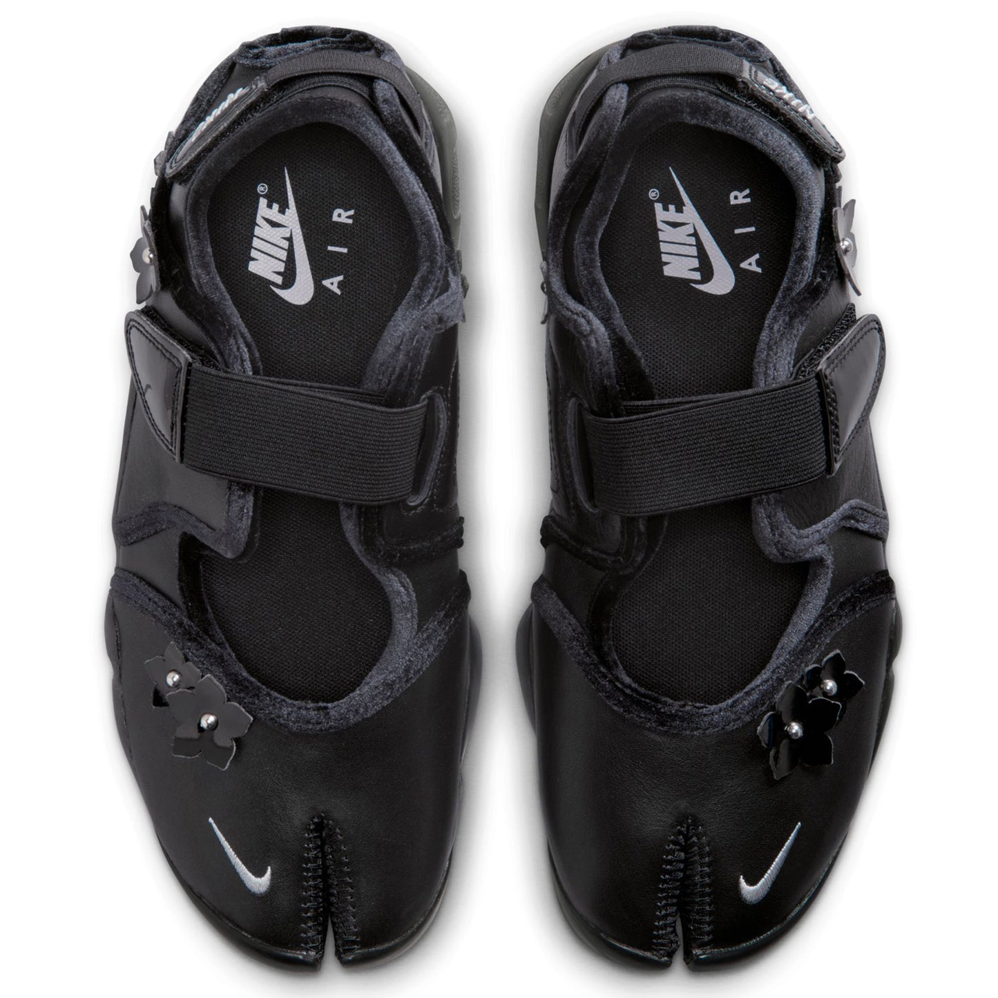 WMNS NIKE AIR RIFT FLRT / 001:BLACK/METALLIC SILVER
