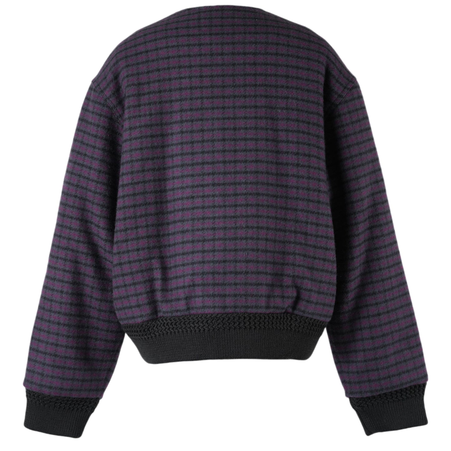 COLTON BOMBER JACKET / DARK PURPLE CHECK