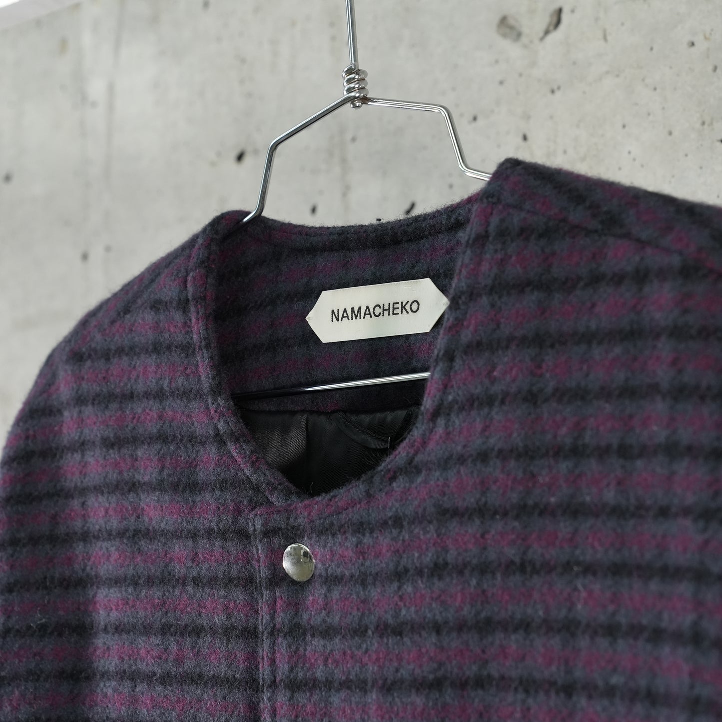 COLTON BOMBER JACKET / DARK PURPLE CHECK