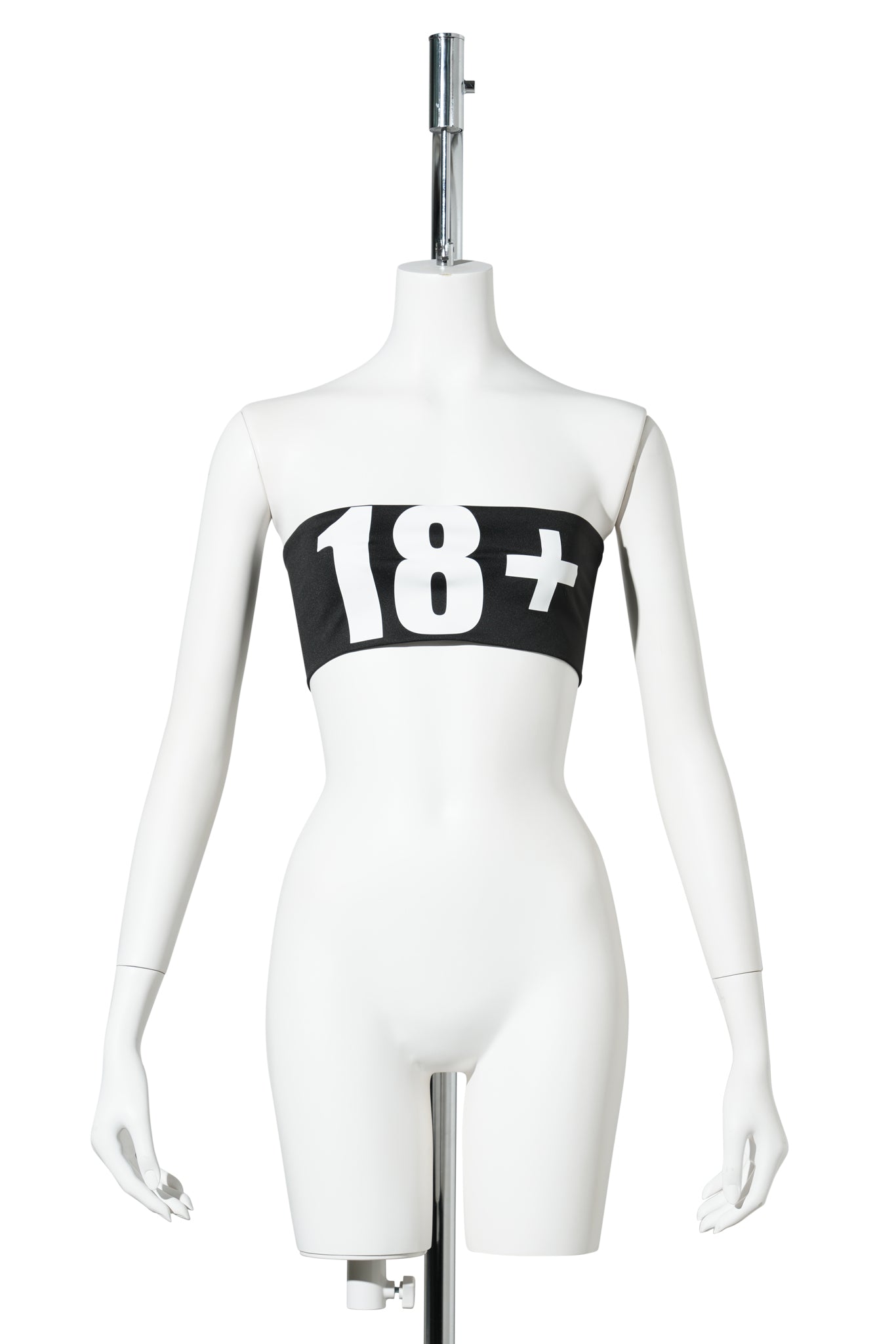 18+ TUBE TOP / BLACK