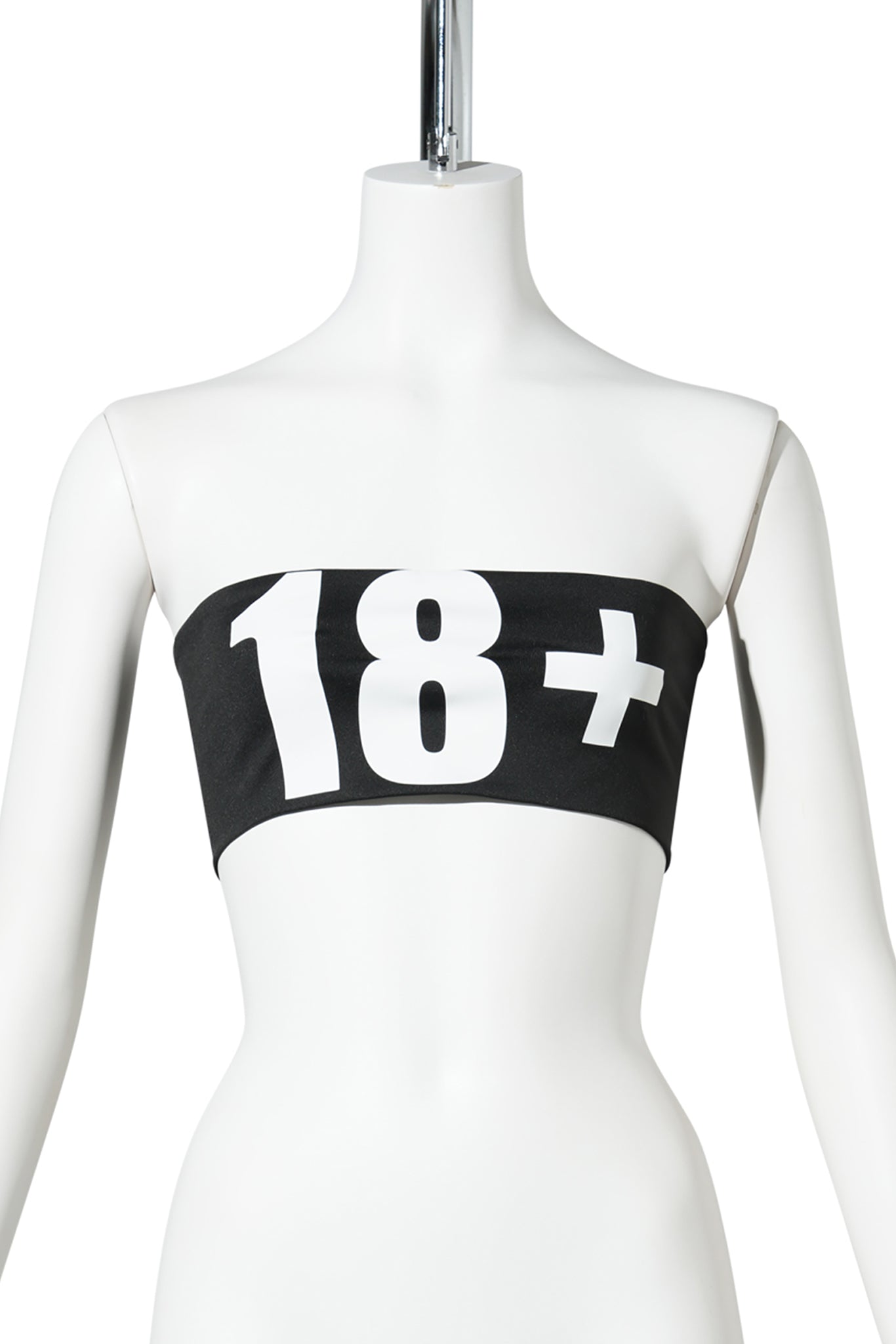 18+ TUBE TOP / BLACK