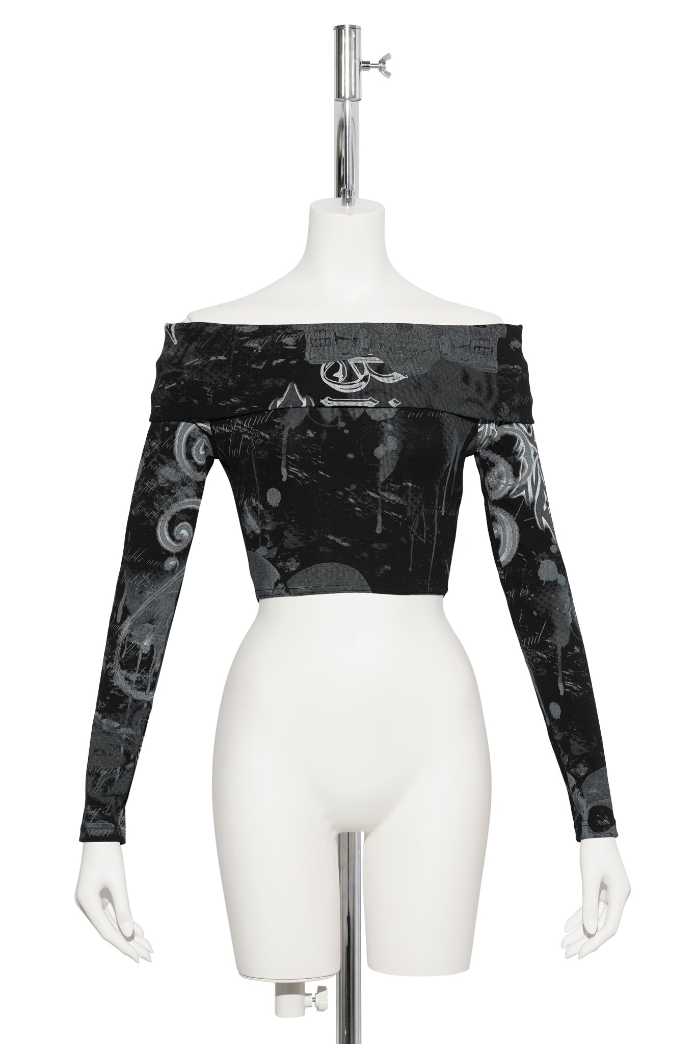 OFFSHOULDER TOP / BLACK